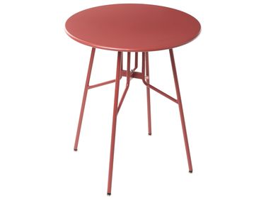 Bistrotafel TALTAL 64 cm 64 cm Metaal Rood