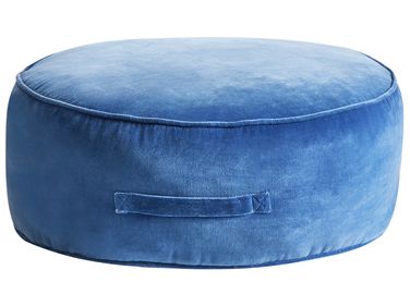 Pouffe YULLE Velvet Blue
