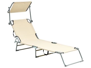 Transat FOLIGNO Métal Beige