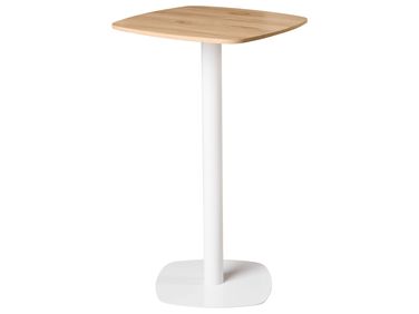 Table de bar MORELLA Marron clair/blanc 60 cm 60 cm