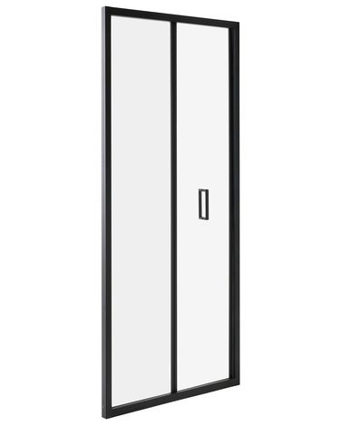 Bi-Fold Shower Door NELTUME 800 x 1900 mm Black