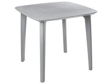 Table de salle à manger de jardin SORICO 86 cm 86 cm Gris
